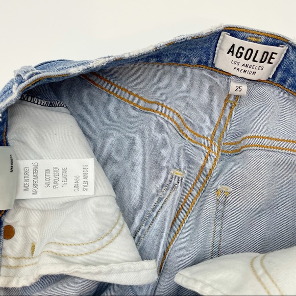 AGOLDE Cropped Denim Jeans - Picture 10 of 12